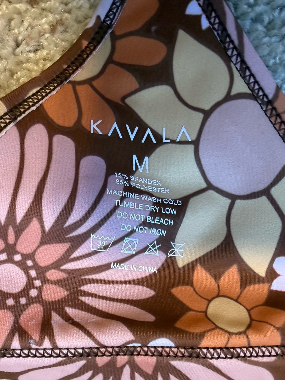 Kavala Flower Power Bikini Top - Picture 6 of 7